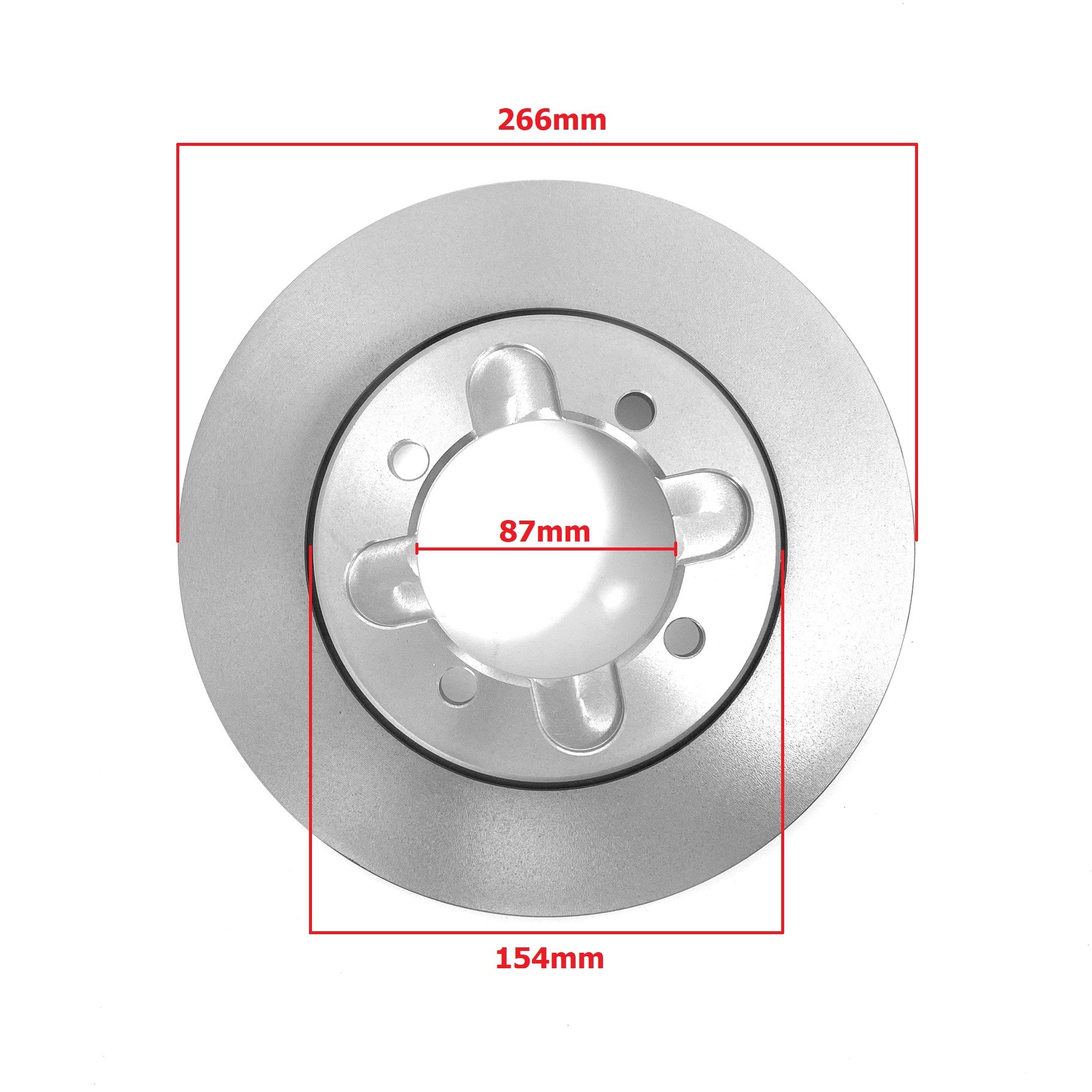 BR075 FRONT BRAKE DISC (EARLY ATE) 1966-67