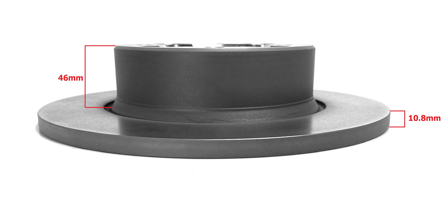 BR510/1 BRAKE DISC / CALIPER SET - EARLY ATE BRAKES (1966-67)