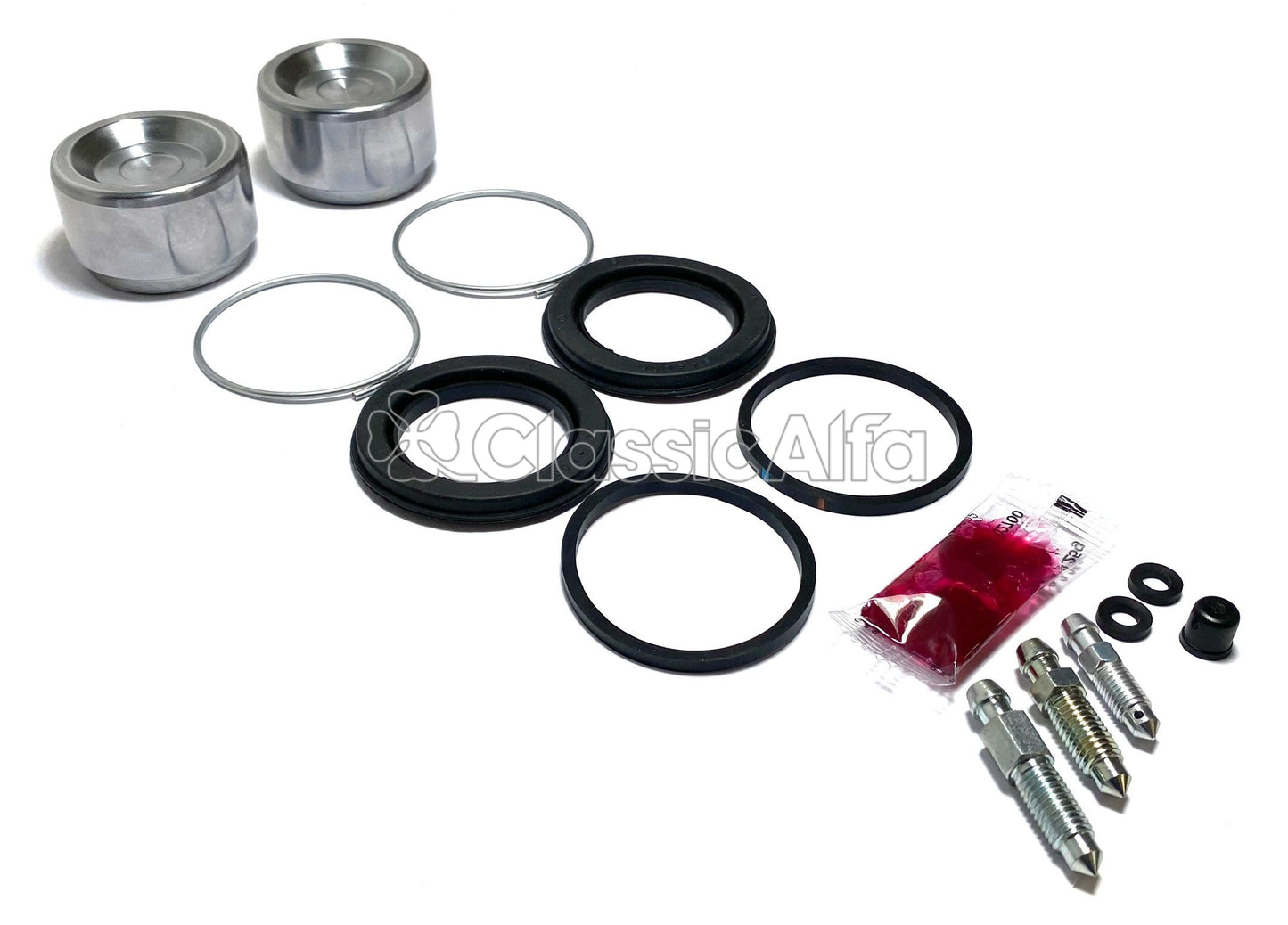 BR081 FRONT ATE BRAKE CALIPER REBUILD KIT INC. PISTONS