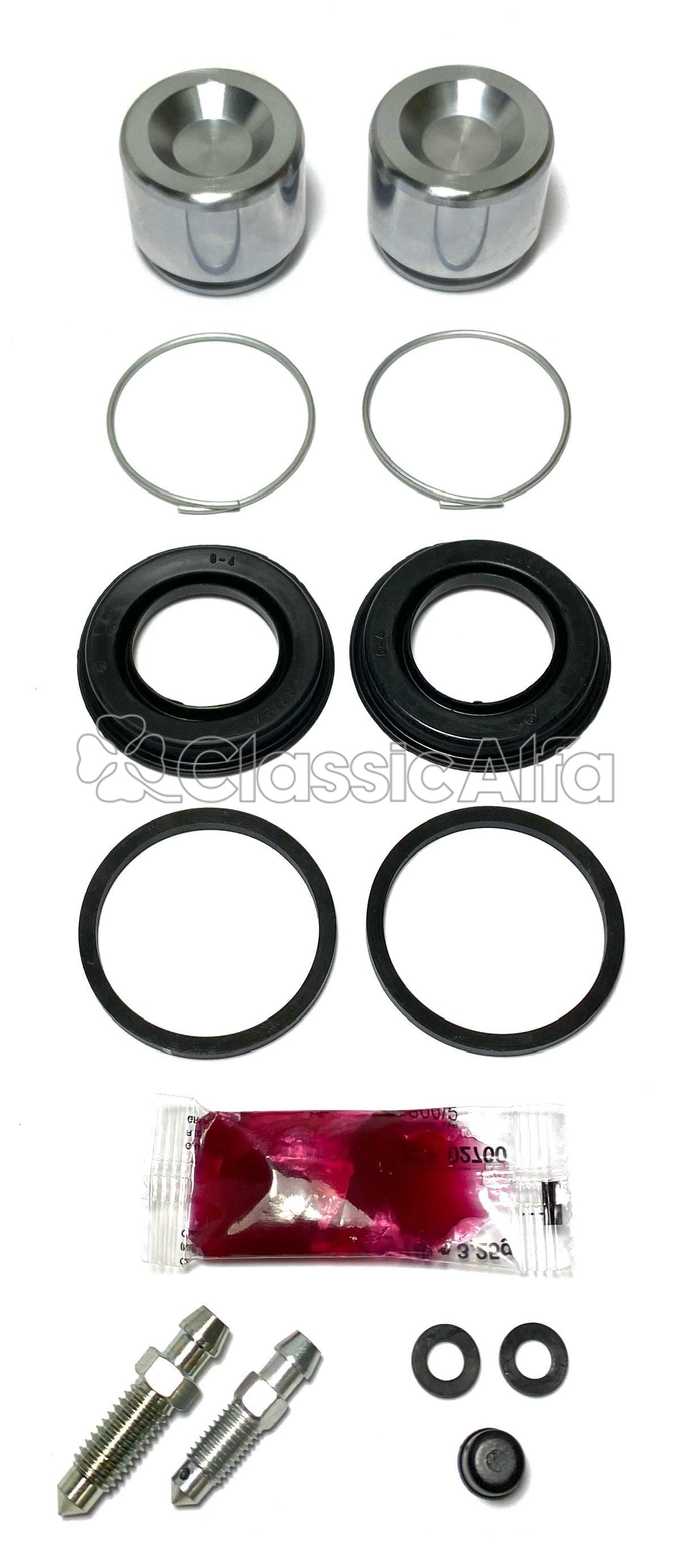 BR082 REAR ATE BRAKE CALIPER REBUILD KIT INC. PISTONS