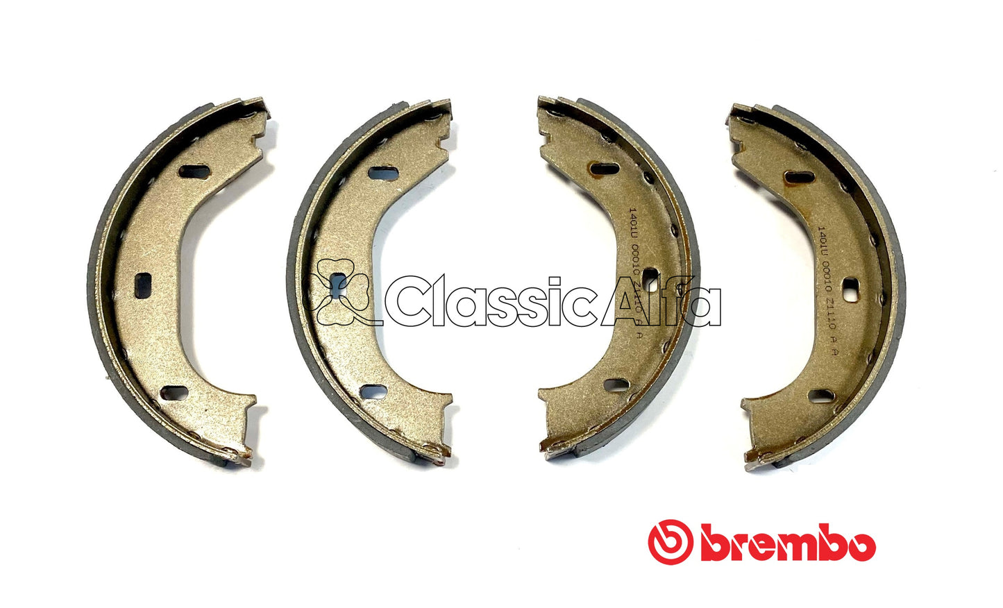 BR211 BREMBO HANDBRAKE SHOES - SET OF 4 (ATE)