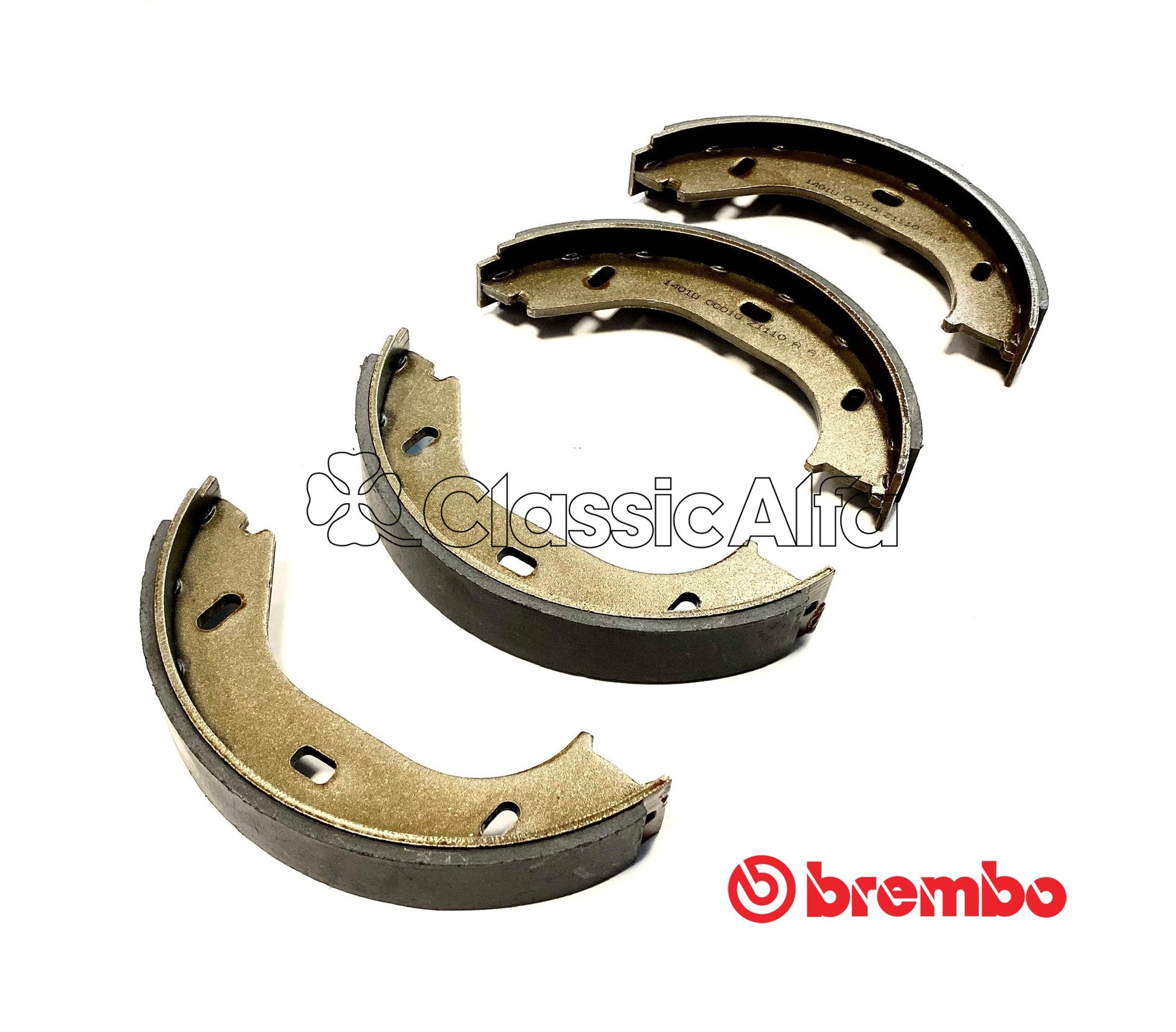 BR211 BREMBO HANDBRAKE SHOES - SET OF 4 (ATE)