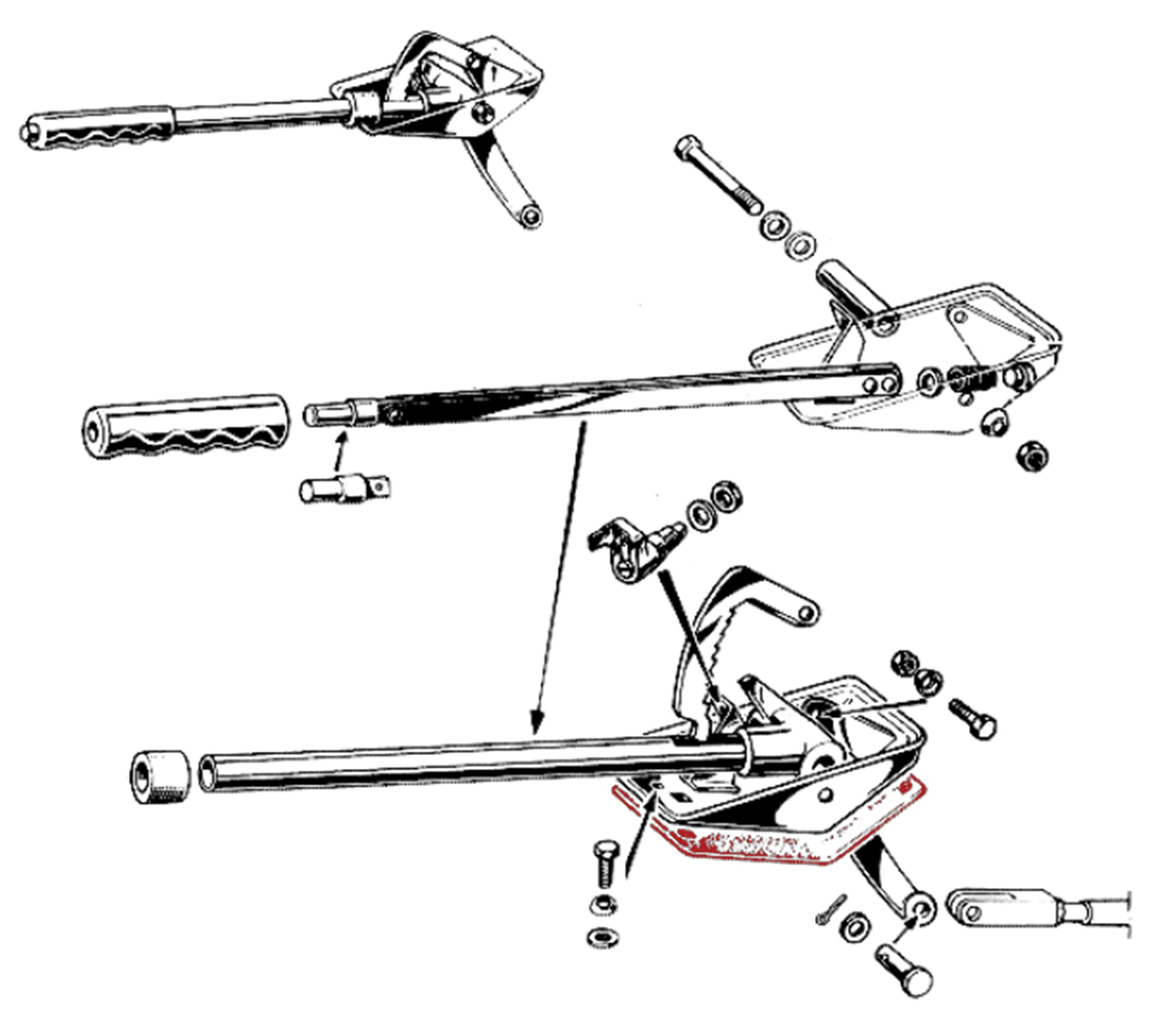 BR214 HANDBRAKE HOUSING GASKET