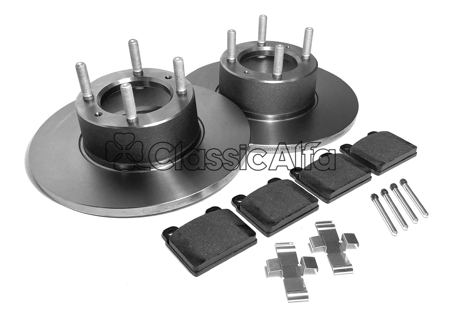 BR515 BREMBO FRONT BRAKE DISC & PADS SET 1750/2000