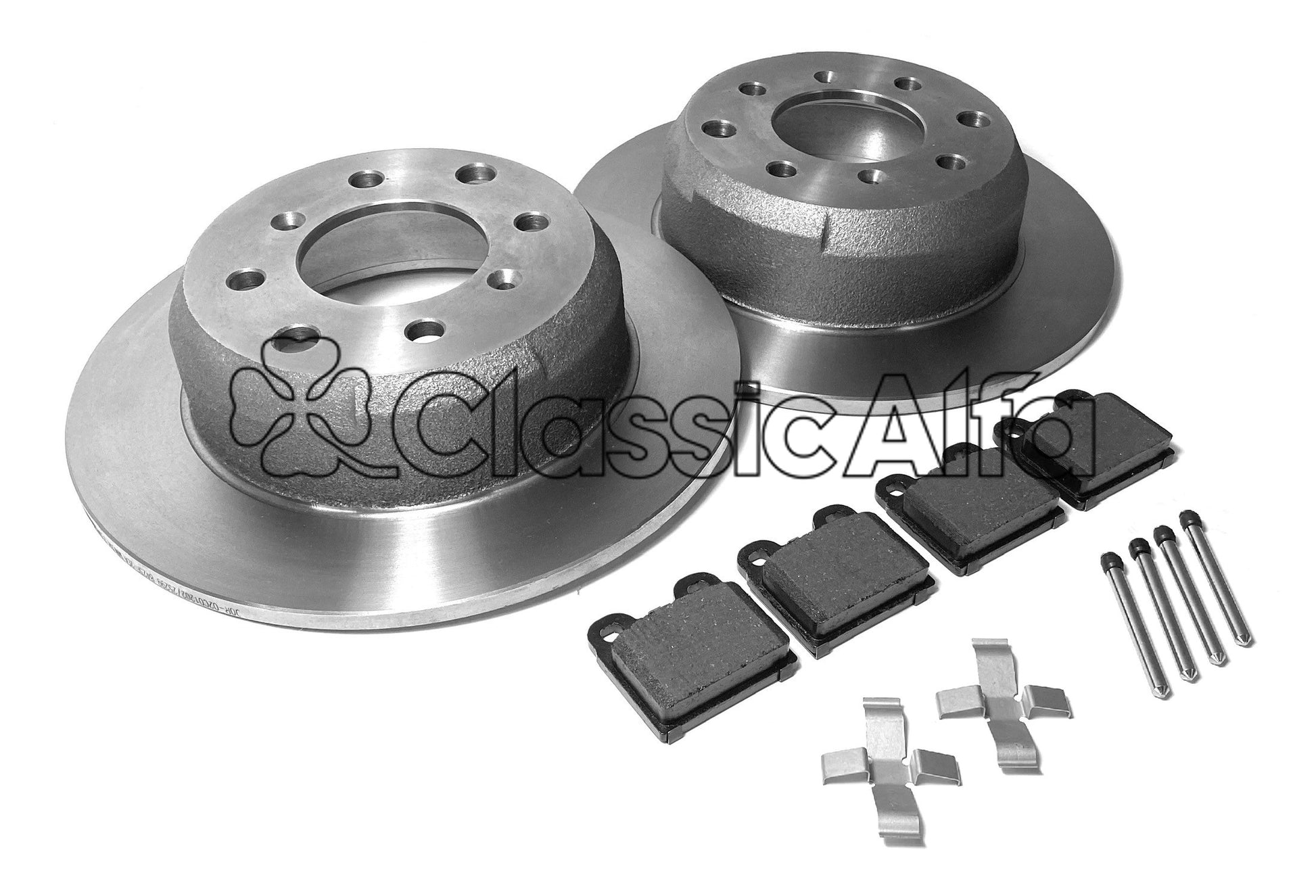 BR517 BREMBO REAR BRAKE DISC & PADS SET ATE CALIPERS 