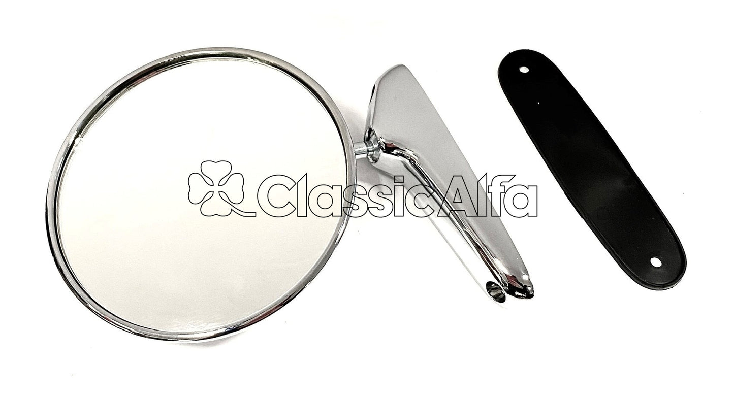 CH001/1 DOOR MIRROR - ROUND STYLE, WIDE BASE