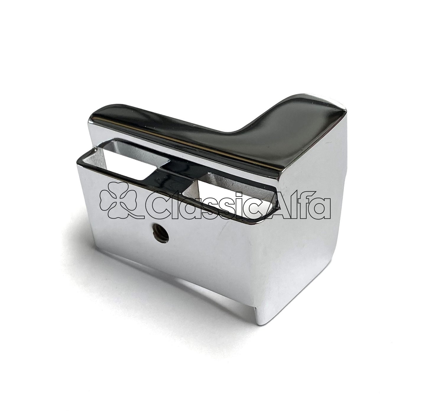 CH037 SPIDER 1966-70 B-POST TOP CHROME TRIM PIECE - LEFT