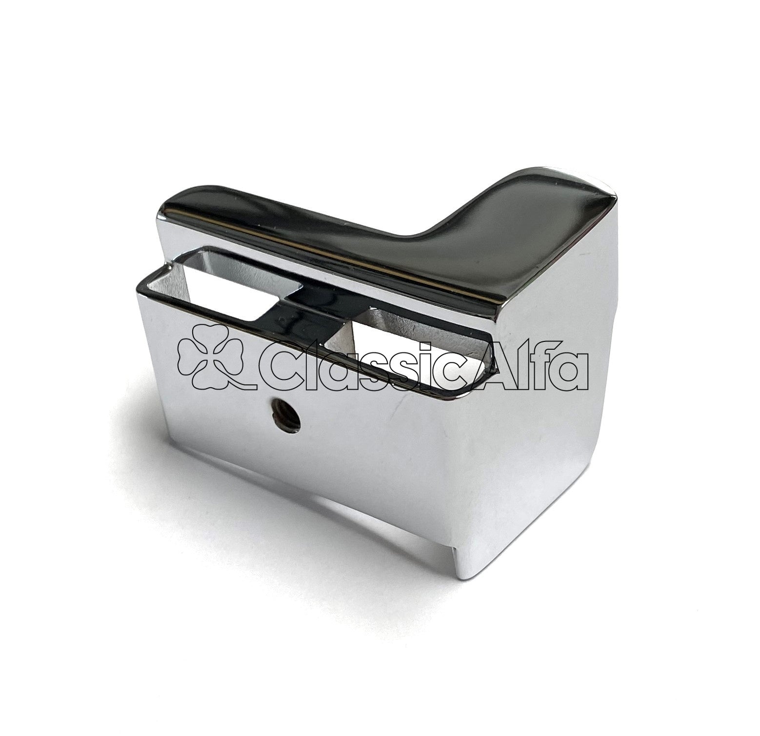 CH037 SPIDER 1966-70 B-POST TOP CHROME TRIM PIECE - LEFT