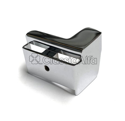 CH037 SPIDER 1966-70 B-POST TOP CHROME TRIM PIECE - LEFT