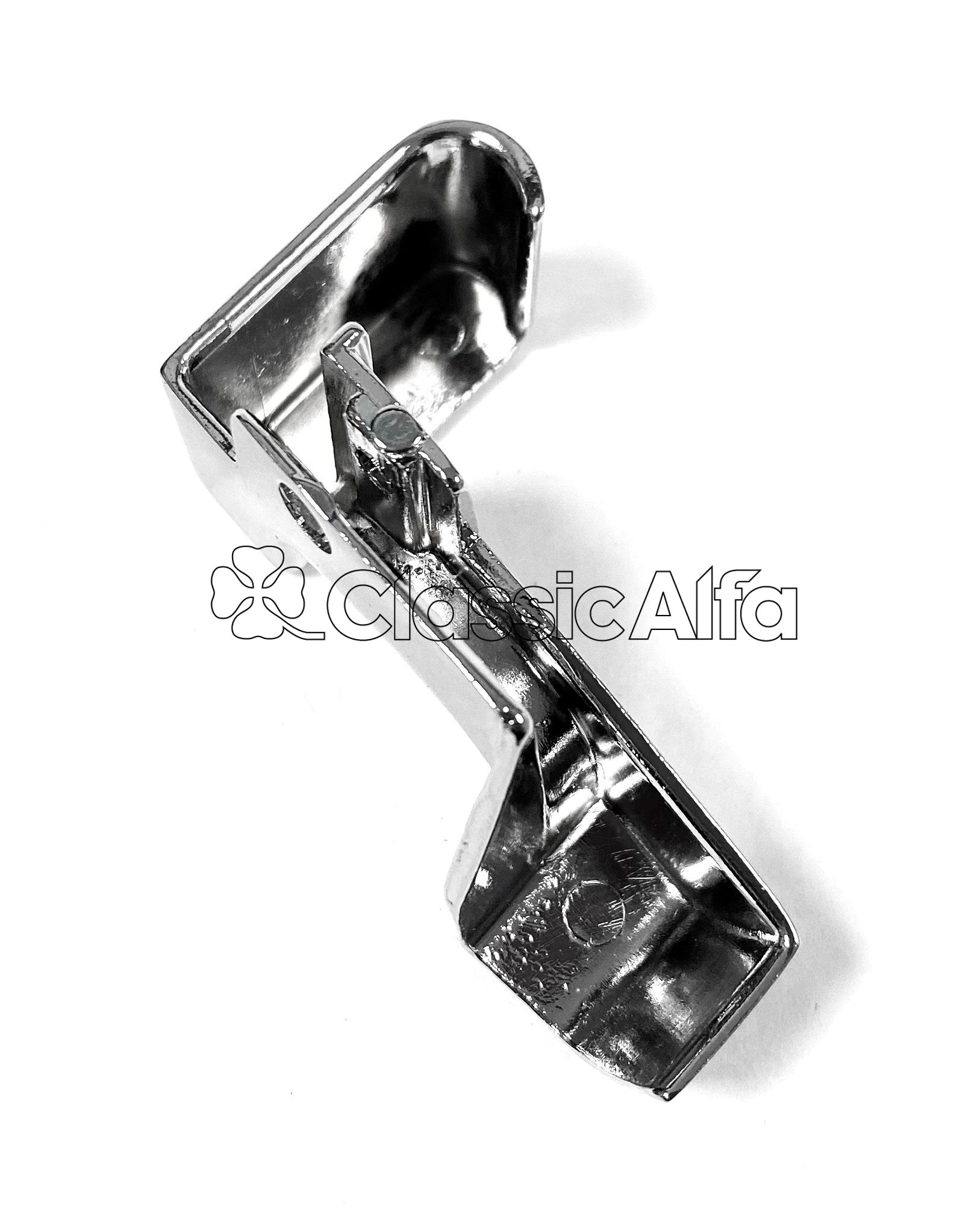 CH039 SPIDER 1970-93 B-POST TOP CHROME TRIM PIECE - LEFT