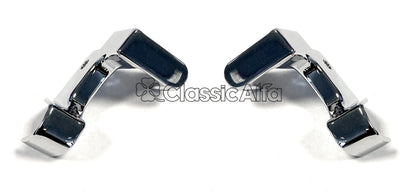 CH040 SPIDER 1970-93 B-POST TOP CHROME TRIM - PAIR