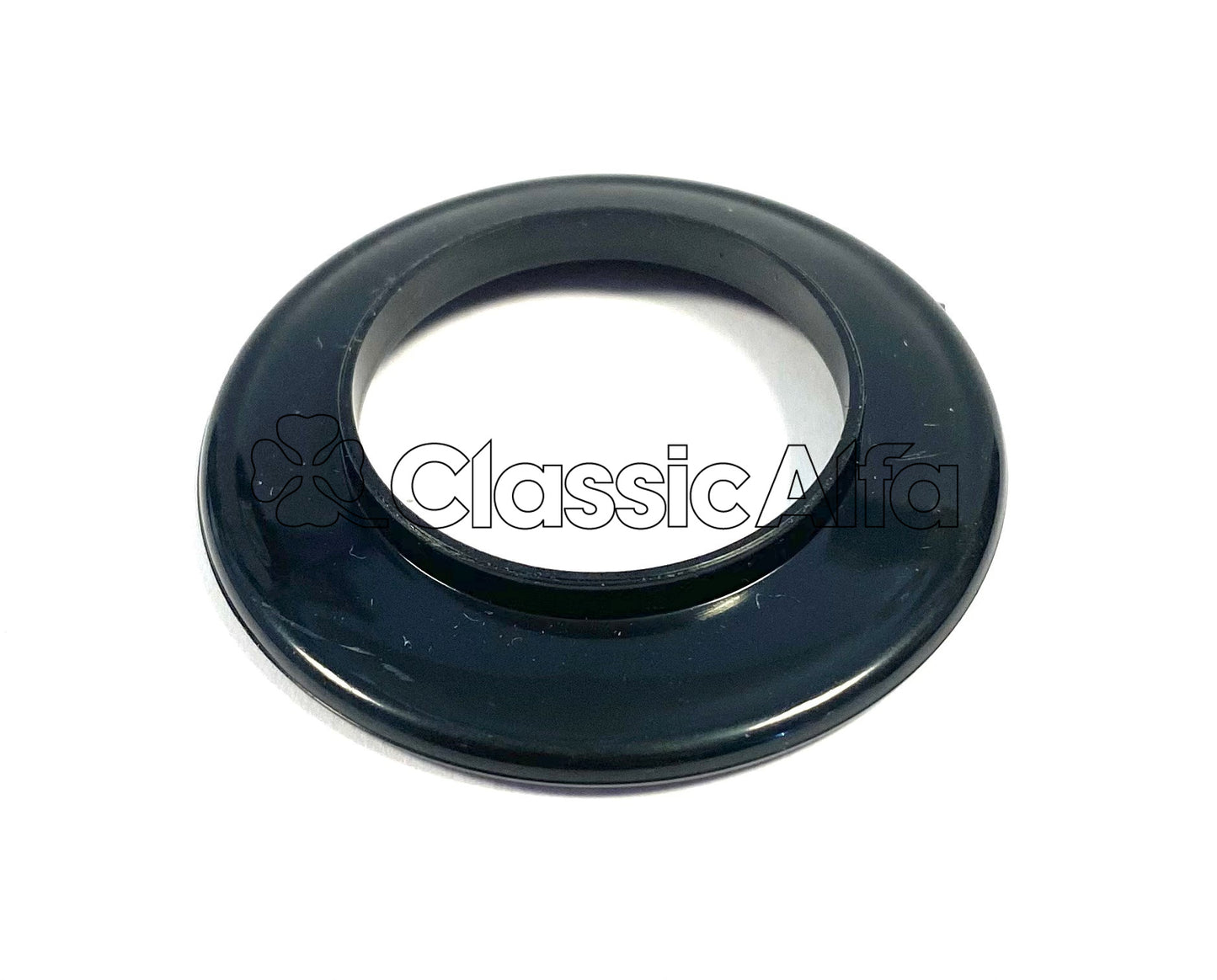 CH047 CIRCULAR BLACK PLASTIC HANDLE BACKING