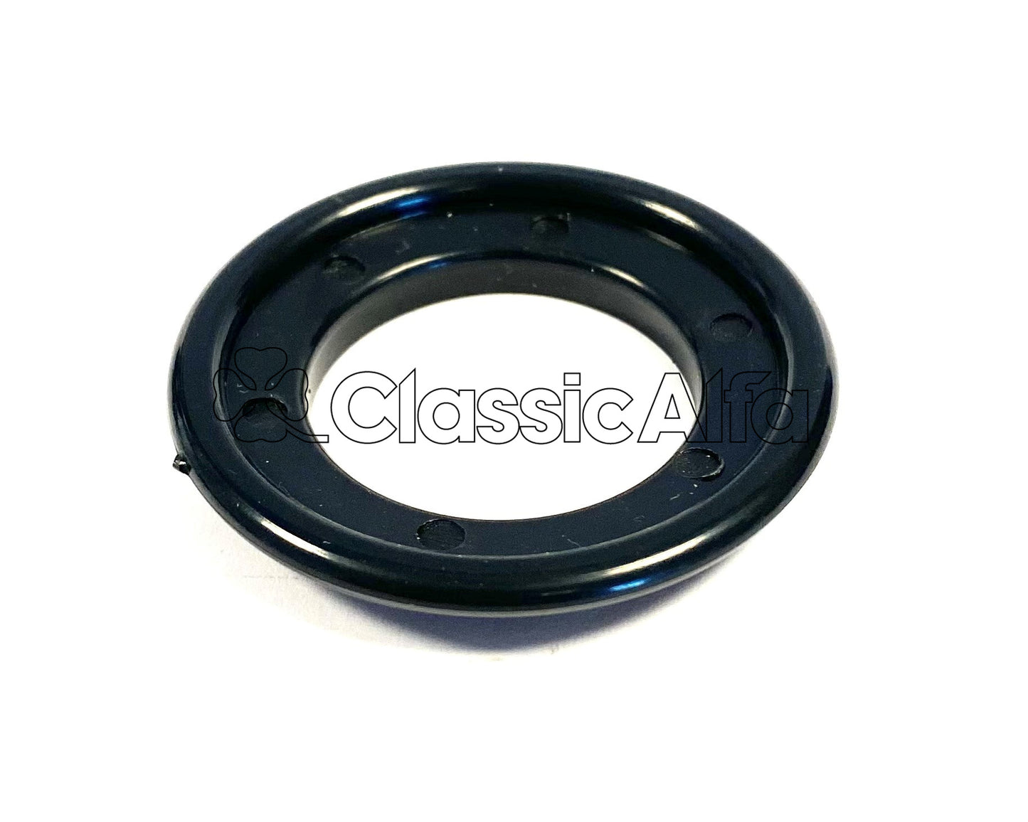 CH047 CIRCULAR BLACK PLASTIC HANDLE BACKING