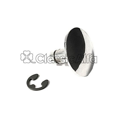 CH066/1 POLISHED REAR SIDE WINDOW 'BUTTON' - ALL GT/GTV 1964-77