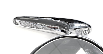 CH123 DOOR MIRROR - MOTTLED INSERT / PATTERN ON BASE