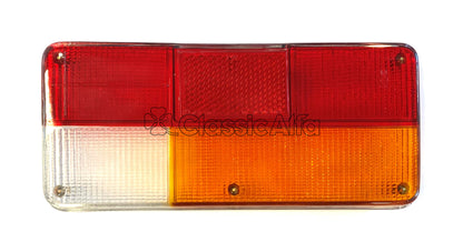 D0114 REAR LIGHT LENS RIGHT CHROME RIM 116 SALOON