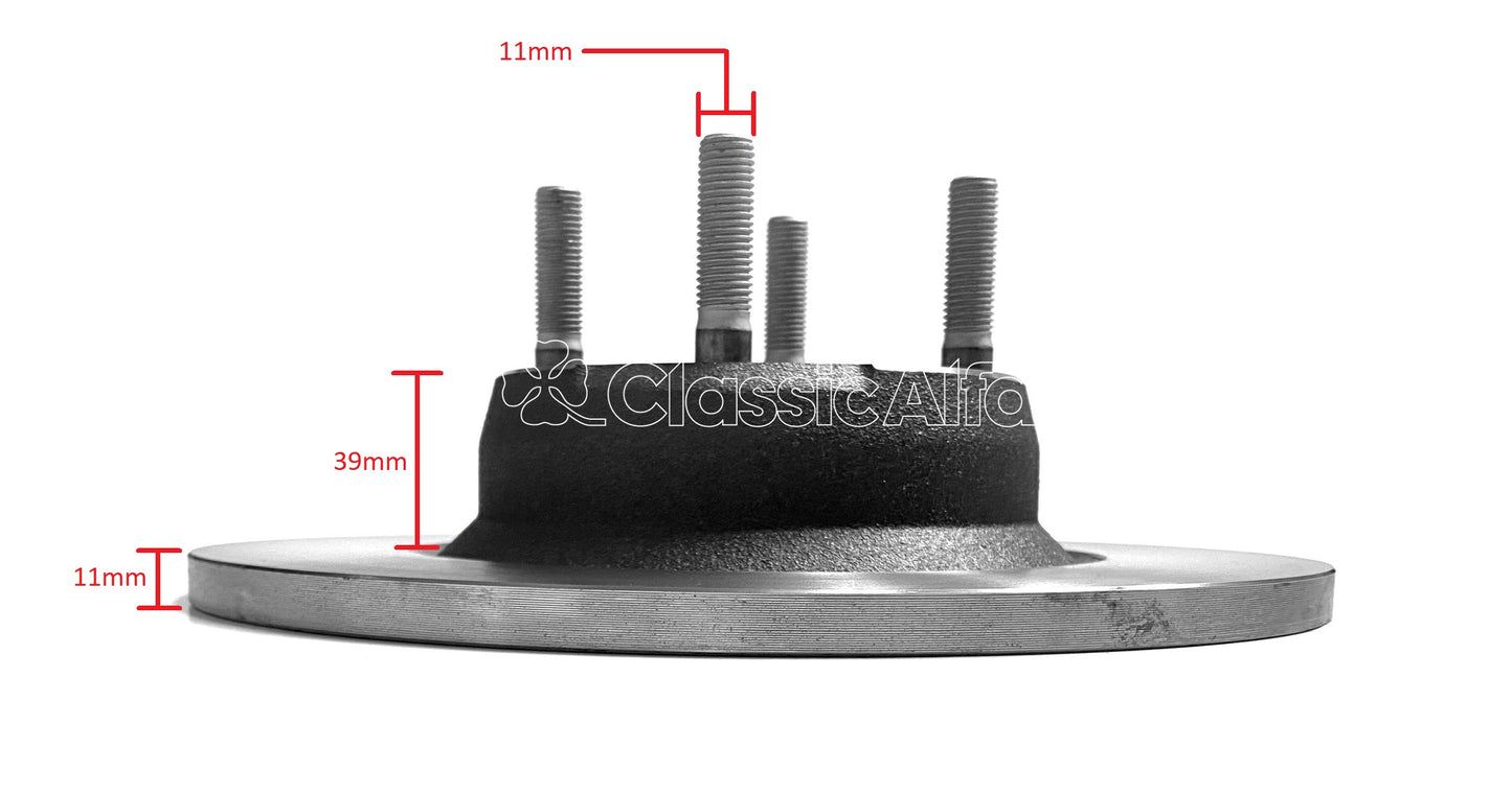 D0151 FRONT BRAKE DISC 116 4CYL >1981