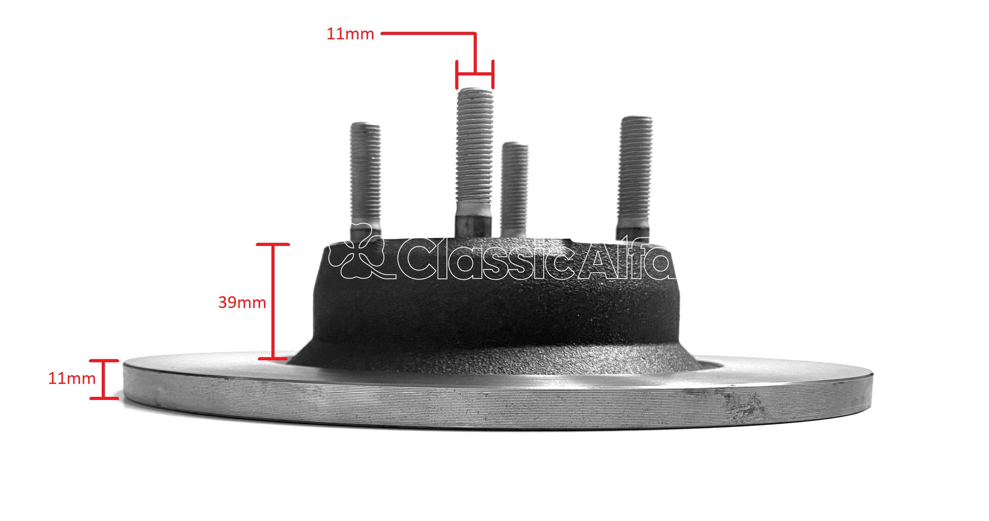 D0151 FRONT BRAKE DISC 116 4CYL >1981