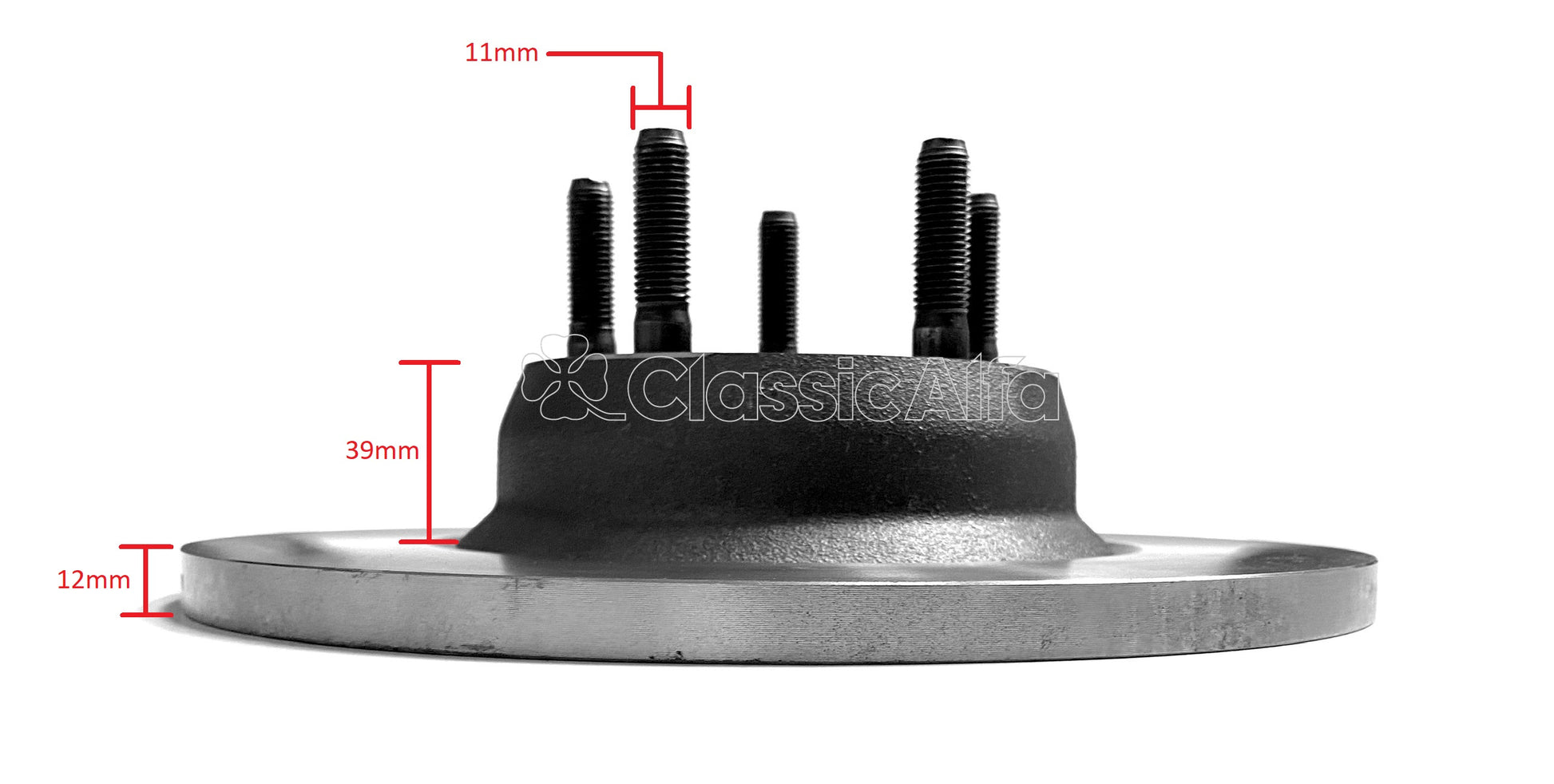 D0153 FRONT BRAKE DISC 5 BOLT NON VENTED DIESEL