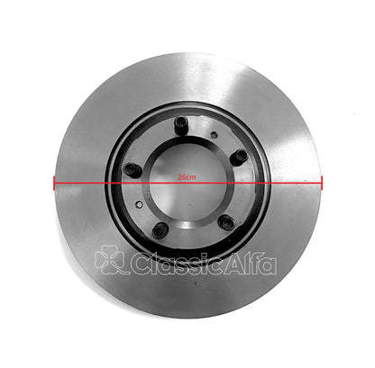 D0153 FRONT BRAKE DISC 5 BOLT NON VENTED DIESEL