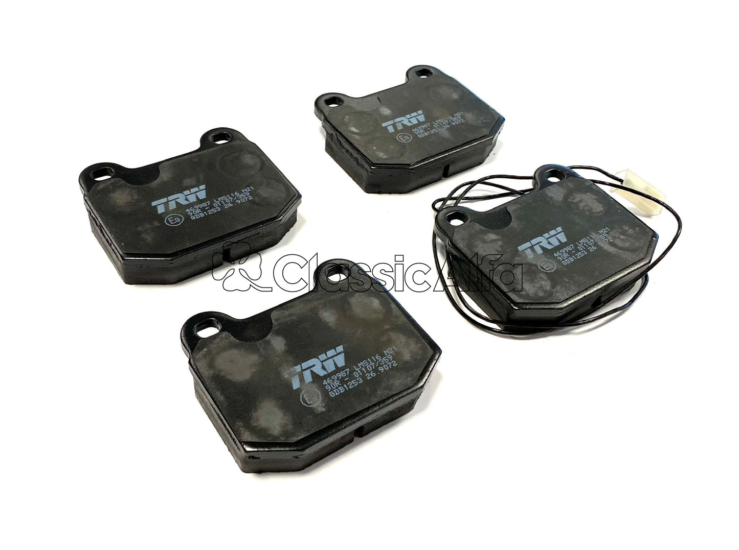 D0157 FRONT BRAKE PADS GTV6 & 75 V6