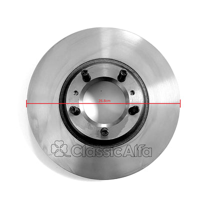 D0158 FRONT BRAKE DISC GTV6 & 75 V6