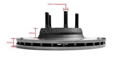 D0159 FRONT BRAKE DISC SPORT GTV6 & 75 V6