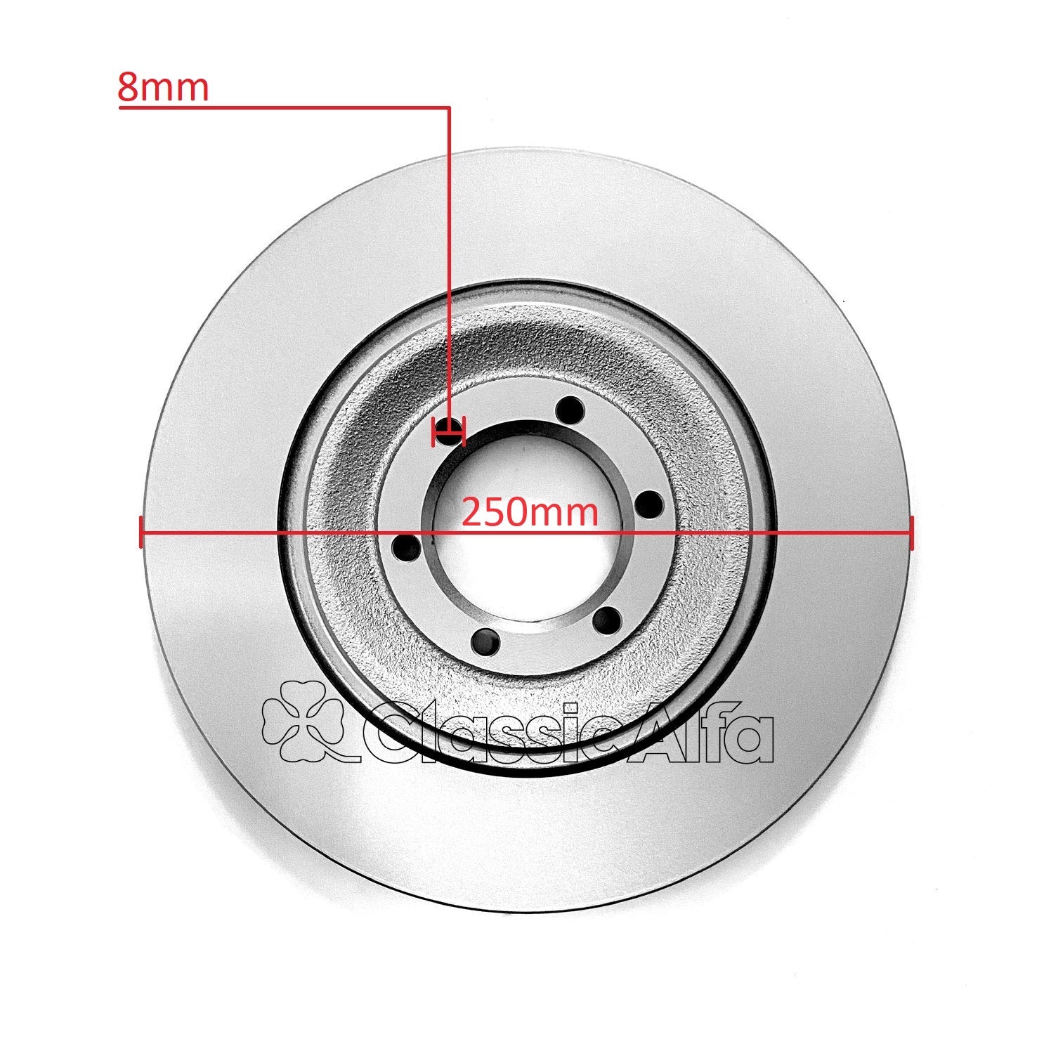 D0175 BREMBO REAR BRAKE DISC 8MM HOLES 116 & 75