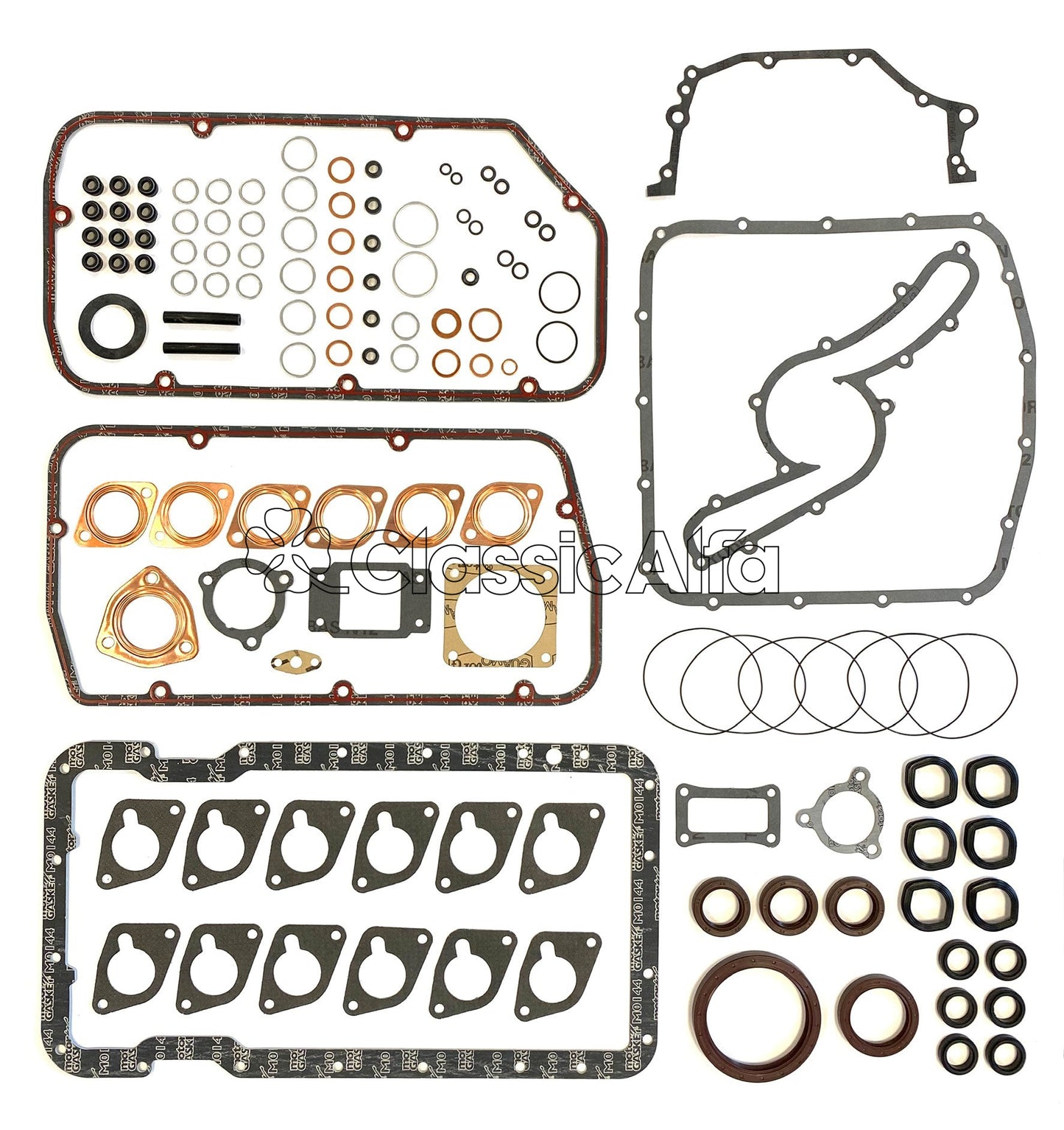 D0224 ENGINE GASKET SET WITHOUT HEAD GASKET GTV6 & 75 V6