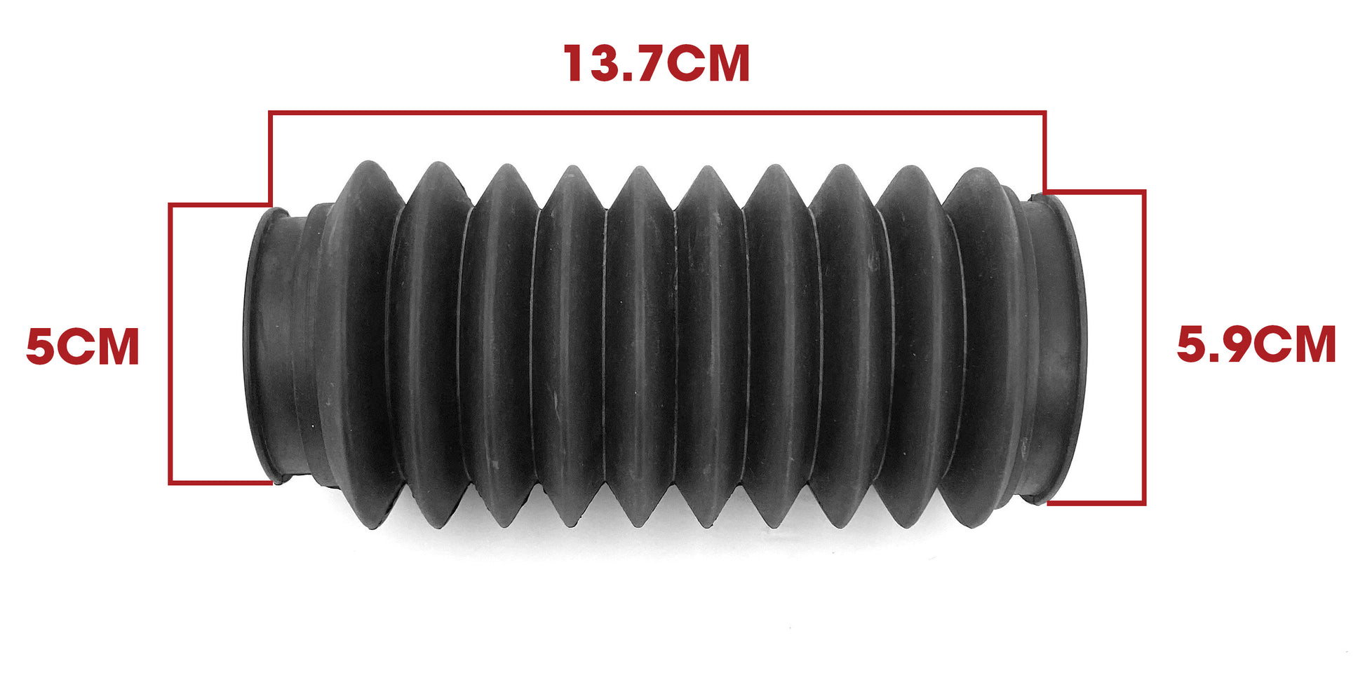 D0277 STEERING RACK BOOT RIGHT 116 (DAMPER)