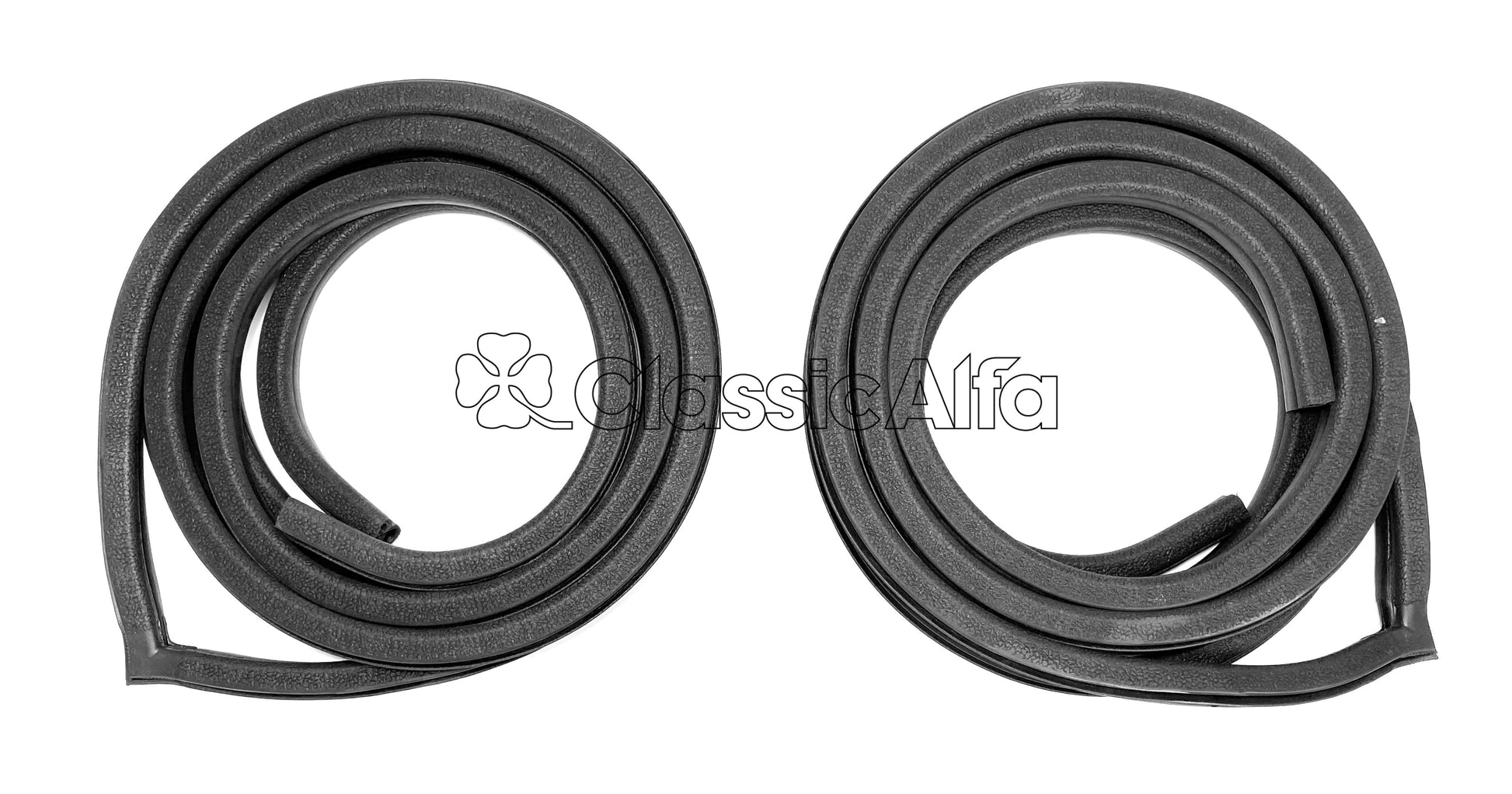 D0388 PAIR DOOR SEAL WITH MOULDED CORNER ALFETTA GTV 