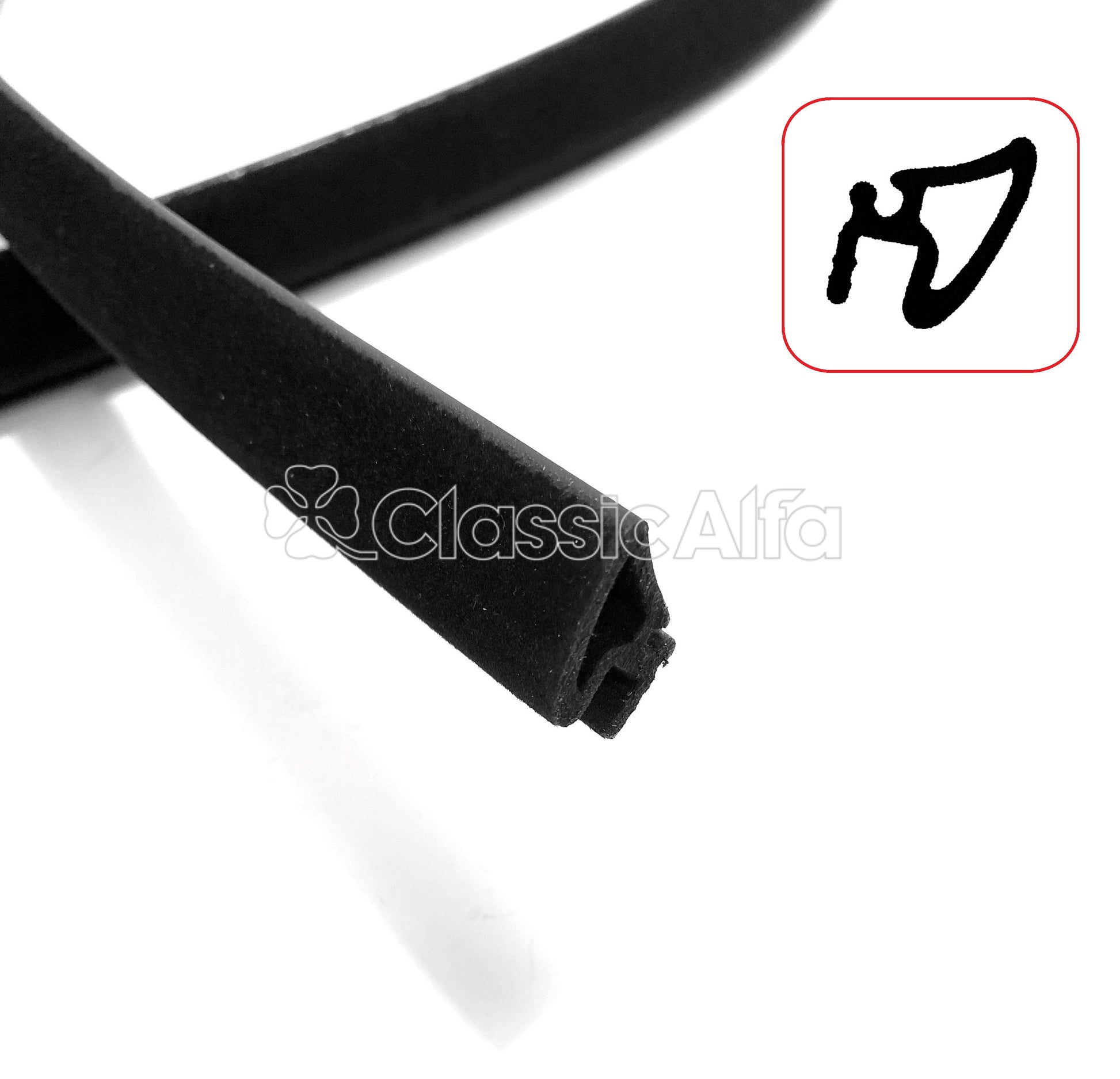 D0408 WINDOW FELT STRIP 100CM ALFETTA GTV FRONT DOOR.