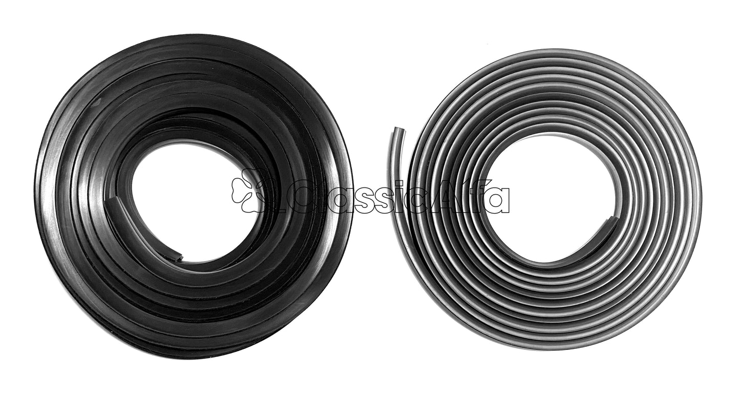 D0413 WINDOW CHANNEL FELT SET ALFETTA GTV- FRONT & REAR