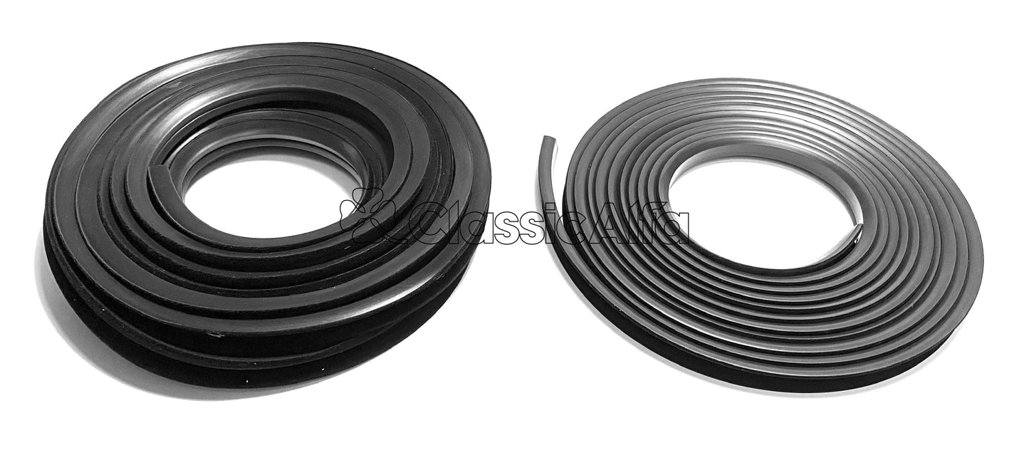 D0413 WINDOW CHANNEL FELT SET ALFETTA GTV- FRONT & REAR