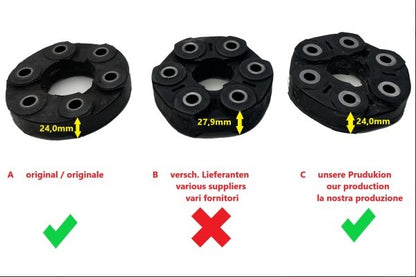 D0455 CORRECT 24mm HIGH PROP COUPLING CENTRE REINFORCED GTV6 & 75 V6 