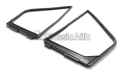 D0474 PAIR REAR QUARTERLIGHT SEAL ALFETTA SALOON 