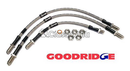 D0484 GOODRIDGE BRAIDED BRAKE HOSE SET - GTV6/75