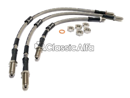 D0484 GOODRIDGE BRAIDED BRAKE HOSE SET - GTV6/75