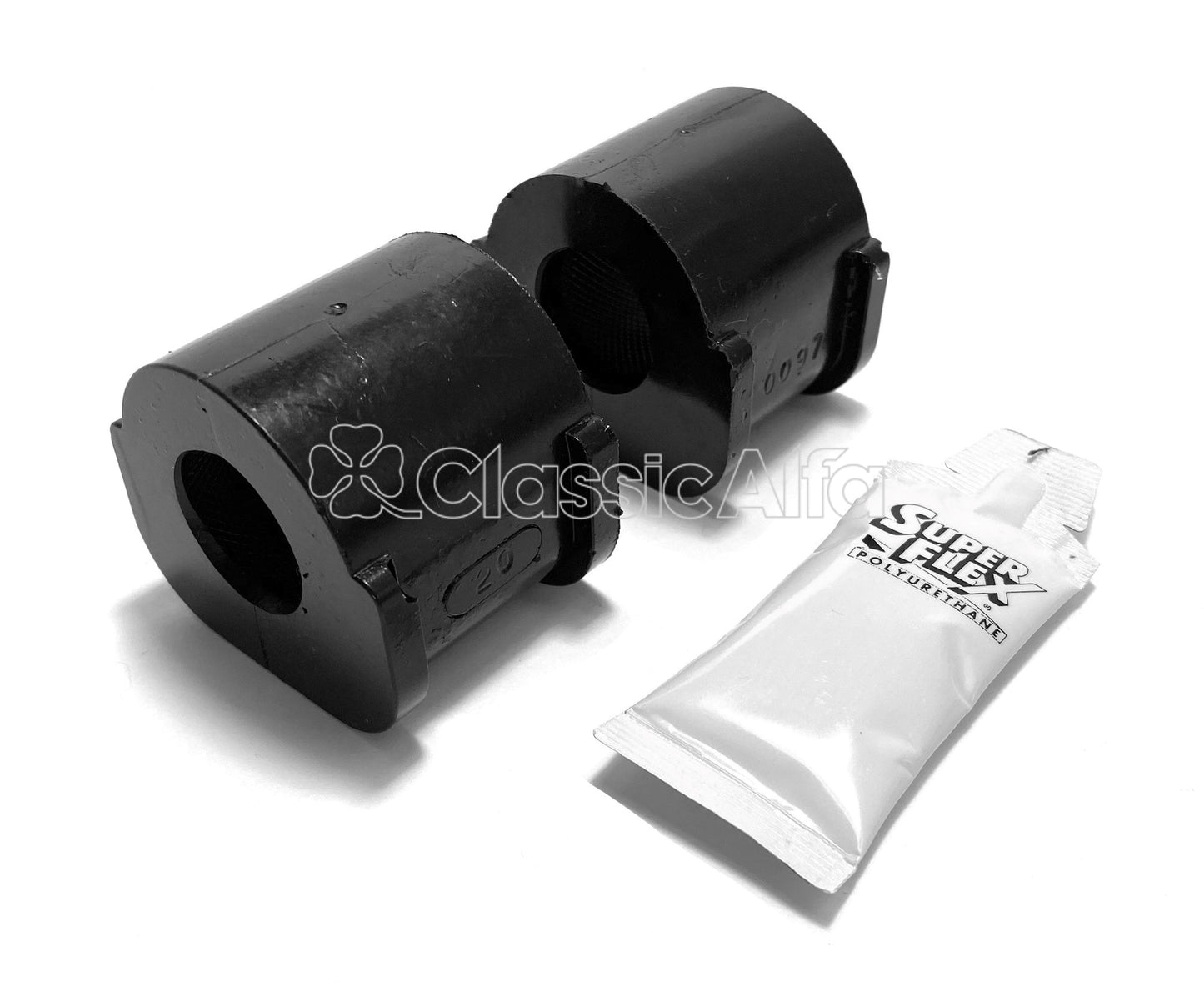 D0493 EARLY 116 FRONT ANTI-ROLL BAR BUSHES 20MM SUPERFLEX