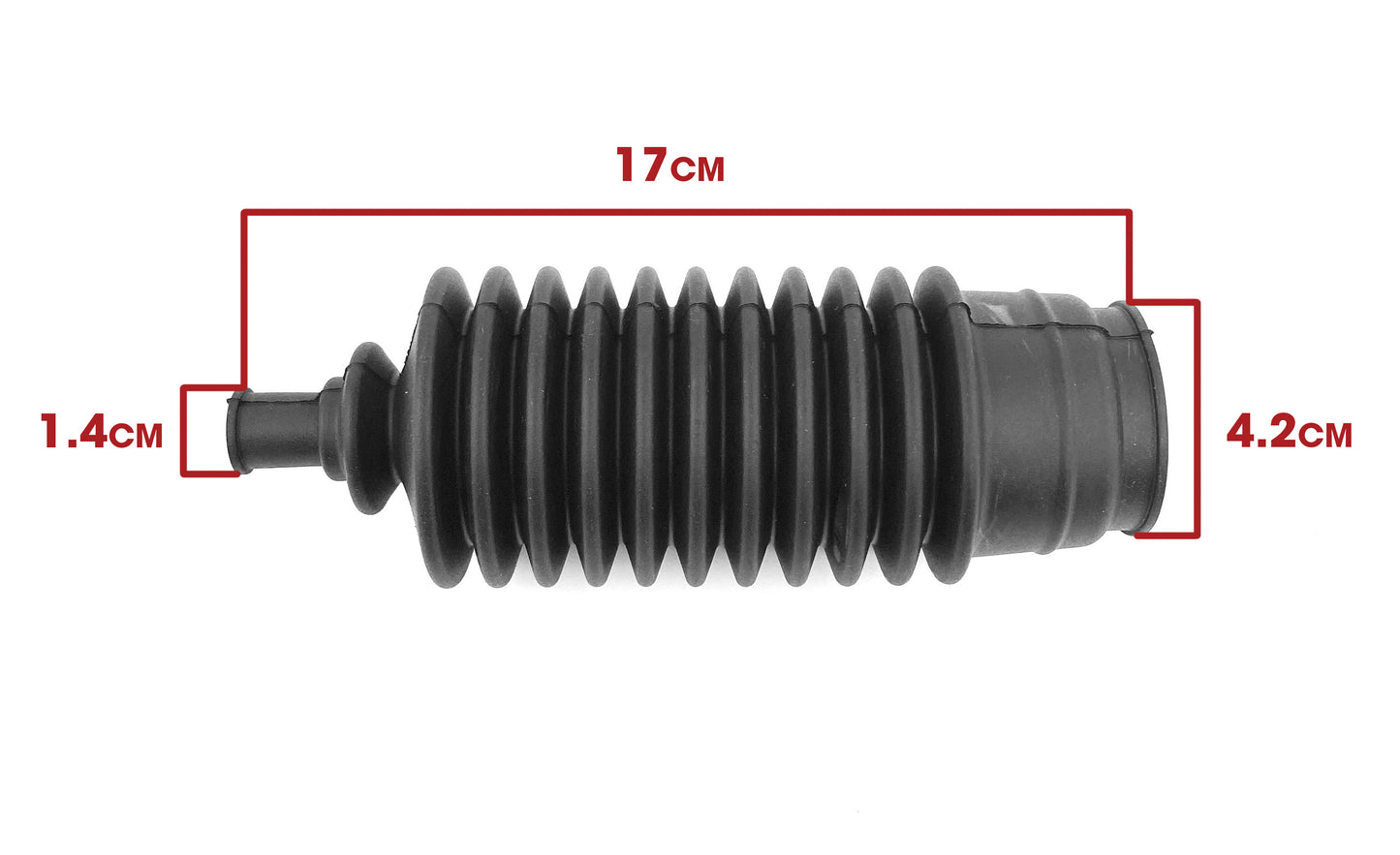 D0532 RIGHT SPICA POWER STEERING RACK BOOT 116