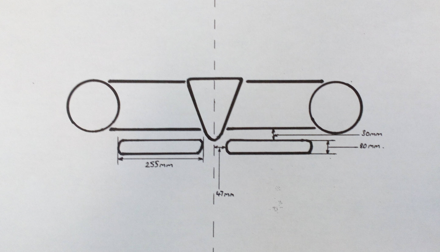 CH012/1 GTA MESH GRILLE SET - LIGHTWEIGHT 5 PIECE VERSION