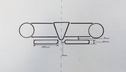 CH012/1 GTA MESH GRILLE SET - LIGHTWEIGHT 5 PIECE VERSION