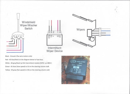 EL019/1 WIPER MOTOR - SPIDER 1986-93