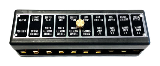 90630 10 FUSE FUSEBOX - GT/GTA, SPIDER & SALOON TO CLEAR