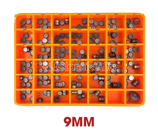 EN109/1 VALVE SHIM BOX 9MM (2.525-3.5MM)