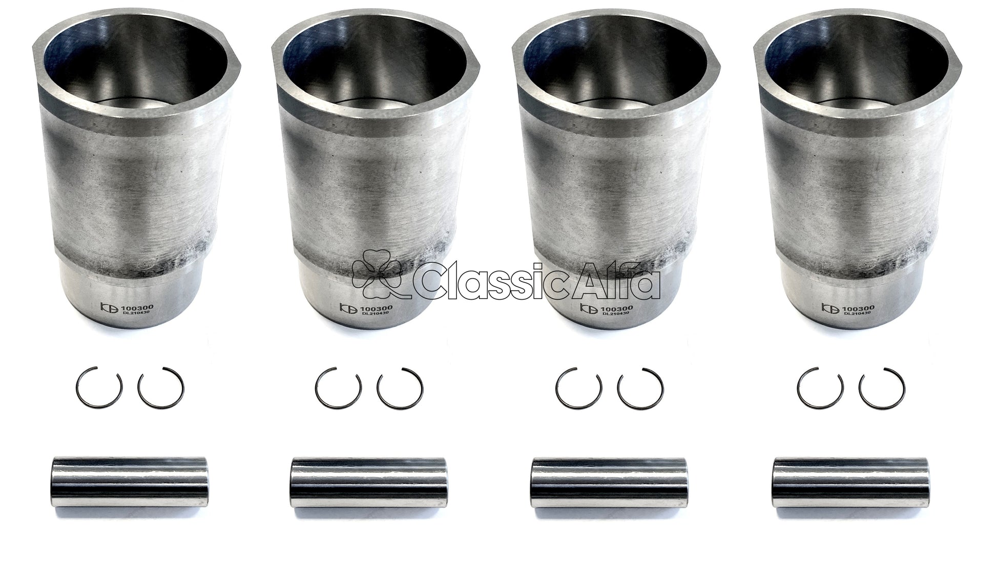 EN300 2000 TWIN SPARK PISTON & LINER SET (8 valve)