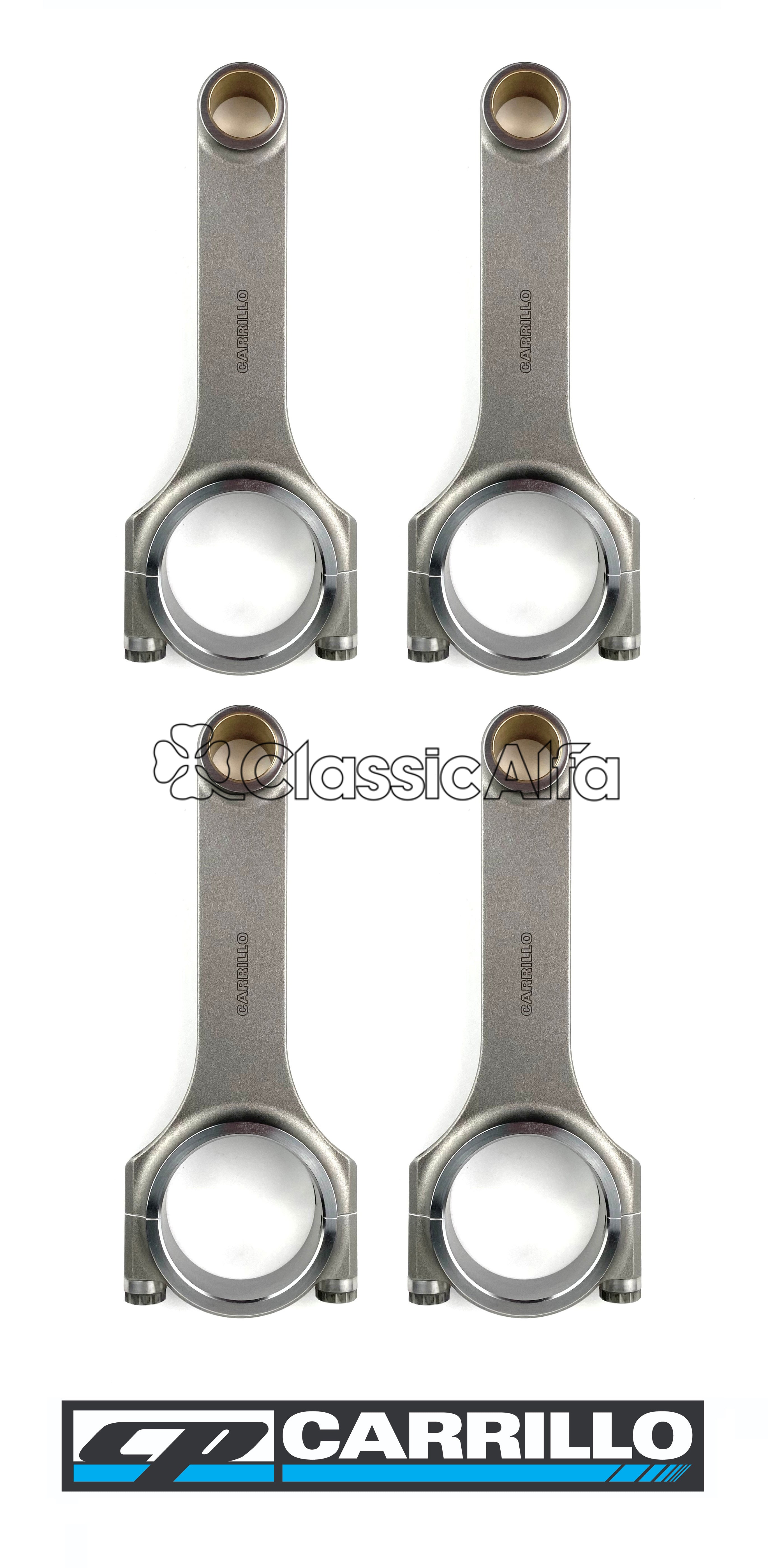 EN516 CARRILLO FORGED CONNECTING ROD SET 1750/2000 – Classic Alfa
