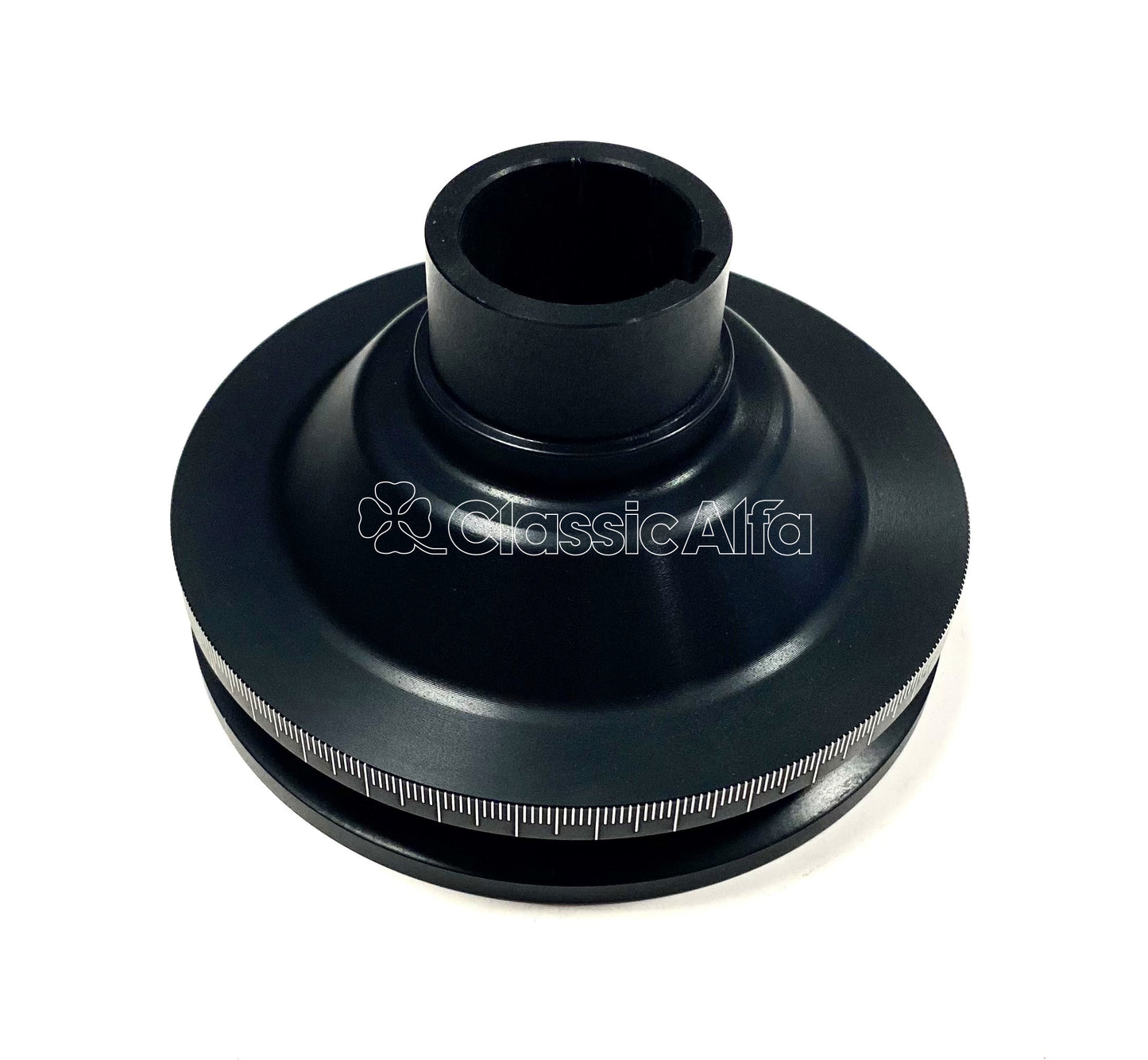 EN539 ALUMINIUM FRONT CRANKSHAFT PULLEY - 360 DEGREE MARKINGS