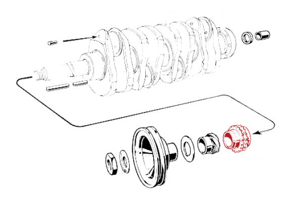 EN615 CRANKSHAFT SPROCKET - 105/116/75