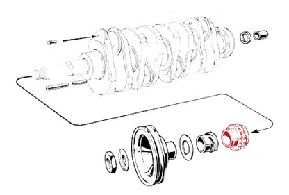 EN615 CRANKSHAFT SPROCKET - 105/116/75